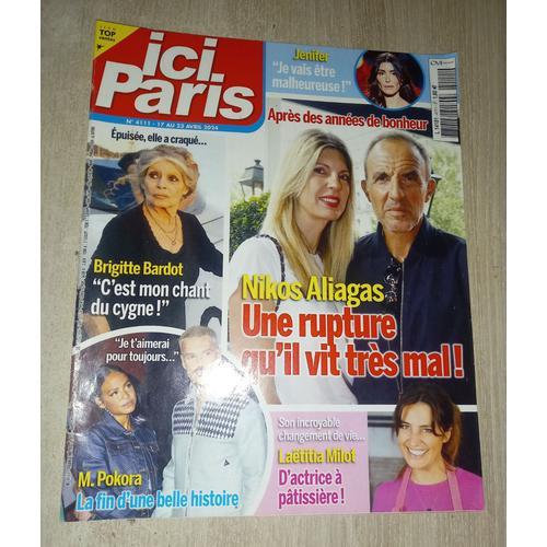 Revue Ici Paris N 4111 - 17 Au 23 Avril 2024 - B. Bardot, N. Aliagas, M. Pokora, Etc..