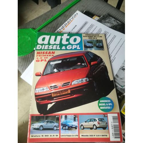 Auto Diesel Et Gpl 43 De 1999 Volvo S80 2.5d,Lancia Kappa 2.4 Jtd,Mazda 323 F 2.0 Ditd,Nissan Primera 2.0 Gpl,Alfa 166 2.4 Jtd,Bmw 530d,Espace 2.0 Rte Gpl,Kia Pregio 2.7d,Zx 1.9d,1.9 Td