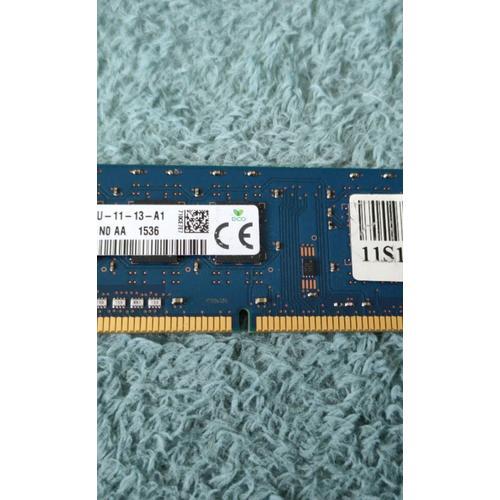 Barrette mémoire DDR3 4gb pc3 12800u 11 14 A1 htm451u6bfr8c PB novaa 1536