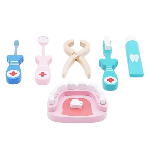 Offre Spéciale Vie Réelle Cosplay Docteur Jeu Jouet En Bois Jouets Drôle Semblant Jouer Dentiste Médecine Boîte Semblant Docteur Jouet Pour Enfant En Bas Âge