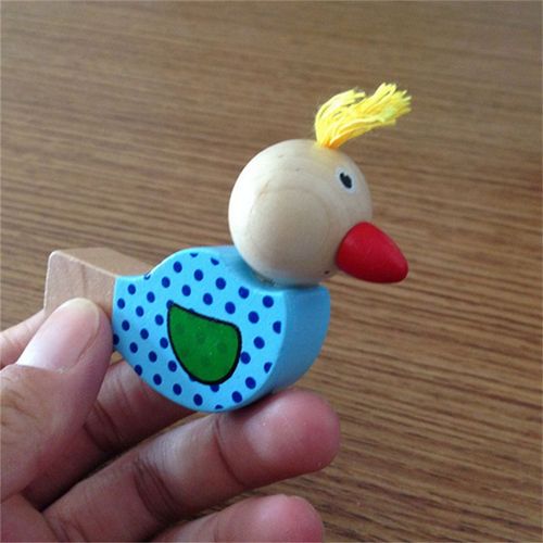 Sifflet En Bois Coloré Pour Enfants, 1 Pièce, Animaux De Dessin Animé, Instruments De Musique, Jouets, Mini Instrument Créatif Pour Nourrissons