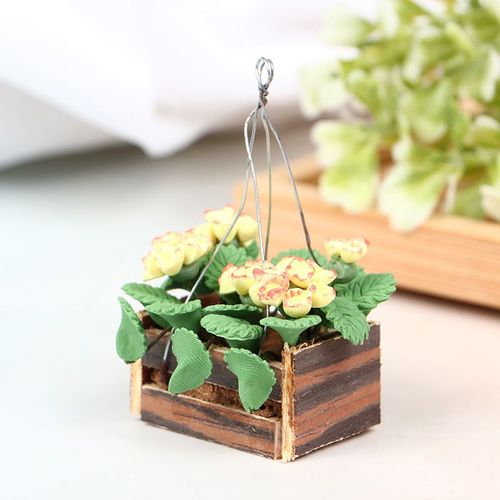 Fleur Miniature Pour Maison De Poupée 1:12, Bonsaï, Tomate, Tournesol, Mites, Orchidée, Buisson, Mini Plante En Pot, Décor De Jardin