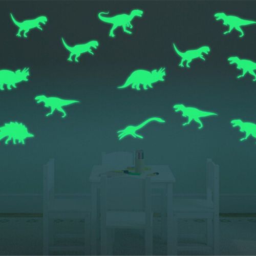 Autocollant De Plafond Pour Chambre D'Enfant, Dinosaure/Papillon/Lune/Univers/Dauphin/Note Musicale, Autocollant De Jouets