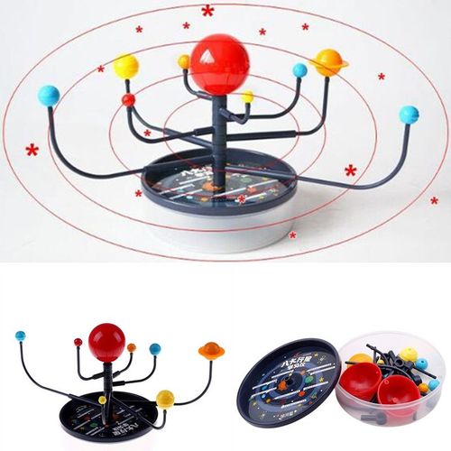 Peinture De Planétarium De Neuf Planètes Dans Le Système Solaire, Jouets Éducatifs De Bricolage Pour Enfants, Enseignement Des Arts Et Des Sciences