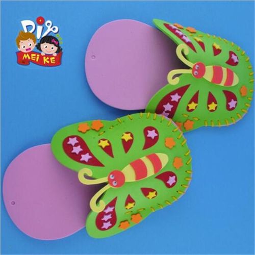 Pantoufles De Dessin Animé Fait À La Main, Kit De Couture, Jouets Éducatifs Montessori Pour Enfants, Bricolage, Chaussures En Feutre Hibou