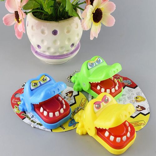 Jouet Crocodile De Petite Taille Pour Enfants, Jouet Créatif Et Amusant, Bouche De Crocodile, Dentiste, 2020x7.5cm, Nouvelle Collection 5.5
