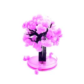 Acheter Arbre magique en croissance décoratif, bricolage, bureau japonais,  fleurs de cerisier, arbres en cristal Sakura, papier magique