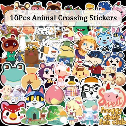 Lot De 10, 30, 50 Ou 100 Autocollants Imperméables En Pvc, Dessin Animé, Animal Crossing, Esthétique, Jeu, Pour Ordinateur Portable, Casque, Décalcomanies, Jouet Pour Enfants, Cadeaux