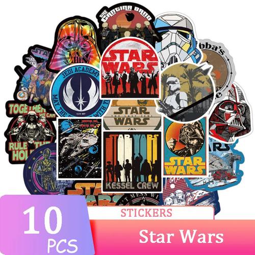 Autocollants De Dessin Animé Star Wars, 10/30/50/100 Pièces, Décalcomanies Graffiti Imperméables En Pvc Pour Sac À Dos, Jouets Pour Enfants, Cadeaux D'Anniversaire, Nouveau