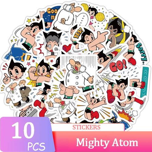 10/40pcs Tetsuwan Atome Autocollants De Dessin Animé Mignon Astroboy Anime Autocollant Bricolage Ordinateur Portable Vélo Graffiti Autocollants Jouets Pour Enfants Cadeaux D'Anniversaire