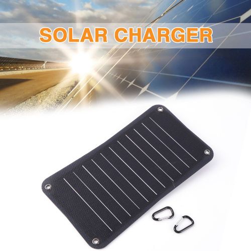 Chargeur Solaire Pliable 10w, 5v, 2,1 A, Avec Sortie Usb, Panneaux Solaires Portables Pour Smartphones
