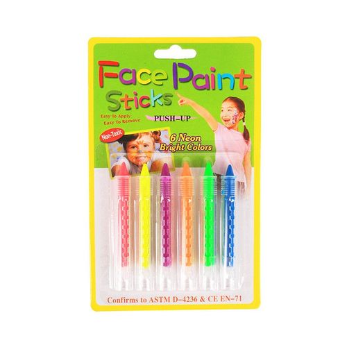 Crayon De Peinture Pour Visage De Bébé, 6 Couleurs, Nouveau, Crayon, Épissure, Maquillage Pour Enfants, Décoration De Fête