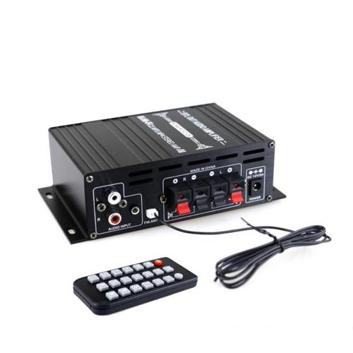 Amplificateur De Puissance Ak380 800w, 2 Canaux, Bluetooth 220v/12v, Usb/Sd, Entrée Aux, Récepteur Bluetooth