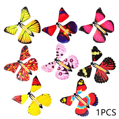 5/10pcs Volant Dans Le Livre Fée Élastique Alimenté Liquidation Grande Surprise Anniversaire De Mariage Carte Cadeau Carte Butterfly Jouet Magique