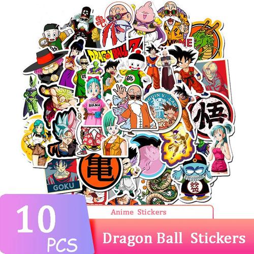 Autocollants De Dessin Animé Dragon Ball, 10/30/50 Pièces, Décalcomanies Graffiti Imperméables En Pvc, Pour Guitare, Valise, Jouet Pour Enfant, Cadeaux D'Anniversaire