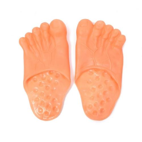 Pantoufles Géantes Et Amusantes, Simulation De Chaussures À Orteils, Gros Pieds, Pieds Nus, Cinq Doigts Dénudés, Semelles, Jouets Gag, Nouvelles Blagues D'Halloween