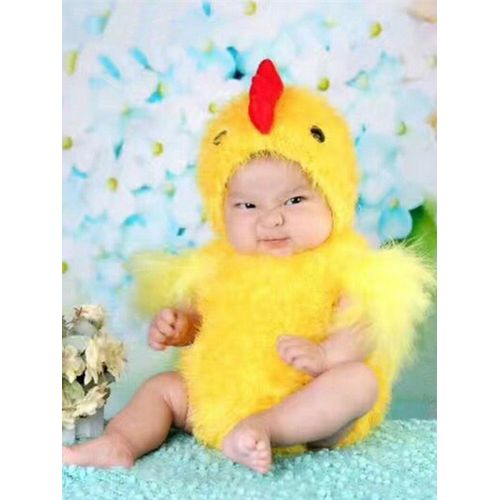 Costume De Photographie D'Animaux Poussin, Accessoires De Photographie, Tenues De Poulet, Chapeau Et Body, Studio Photo, Fête, Cadeau
