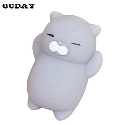 Mini Jouet Squishy Mignon Chat Sceau Licorne Cheval Volant Balle Antistress À Presser Mochi Jouets En L'Air Doux Collant Jouet Squishi Drôle Cadeau