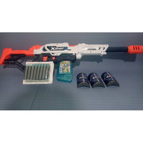Vends Xshot Zuru En Parfait État, Utilisé Très Peu. Offre Une Grande Puissance Et Précision Pour Des Heures De Jeu. Inclut Les Balles Gratuitement. Le Tout Pour Seulement 30€ !