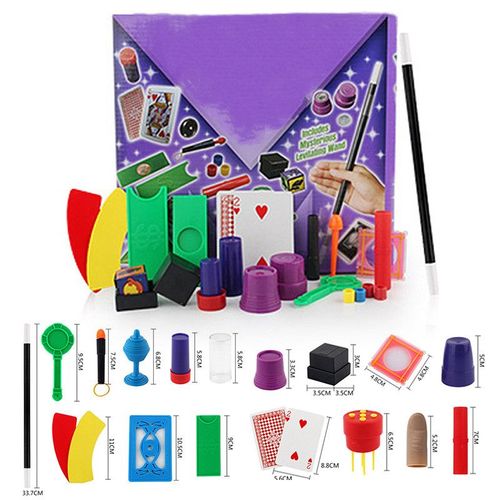 Ensemble D'Accessoires Magiques, Jouets Classiques Professionnels, Carte D'Accessoires Magiques Pour Enfants, Cadeau Magique Pour Fête D'Halloween, Jouets Puzzle Pour Enfants