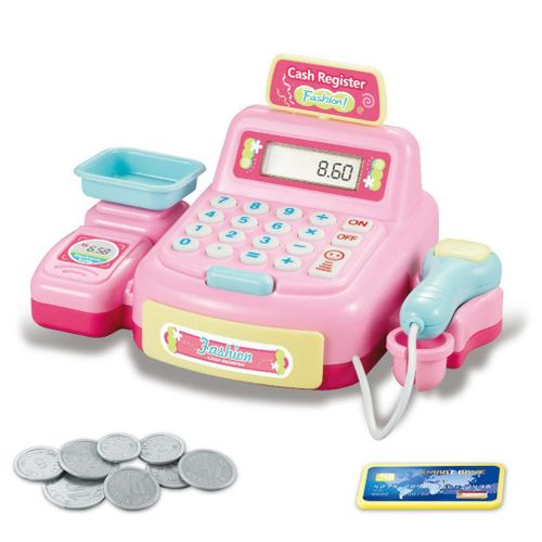 Maison De Jeu Éducatif Pour Enfants, Jouet De Supermarché, Caisse Enregistreuse Électrique, Jouets Lumineux Pour Parents Et Filles