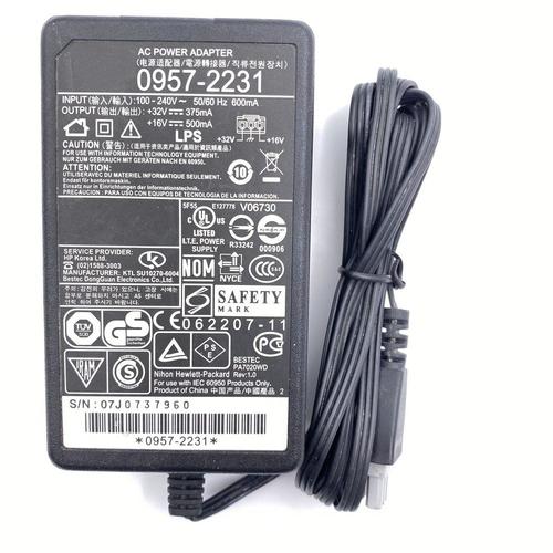 0957-2231 Ac Adaptateur Chargeur Alimentation 32v 375ma 16v 500ma Pour Hp D1420 D1430 D1460 D2430 D2460 F2120 F2140 F2240 F2280 F2290