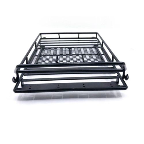 Porte-Bagages Sur Le Toit En Métal Avec 36 Barres De Projecteur Led, Pour 1/10 Rc Crawler Traxxas Trx4 Rc4wd Wrangler Axial Scx10