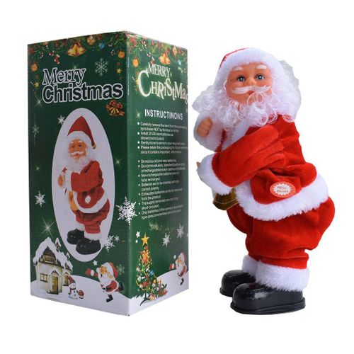 Traîneau De Noël En Forme D'Élan Pour Enfants, Avec Musique, Père Noël, Cadeau De Nouvel An, Jouet Sonore Électrique, Décoration De La Maison, Festival