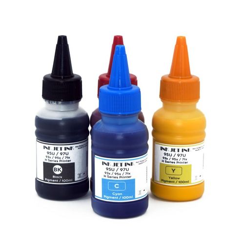 Encre Pigmentée D'Impression, 4 Couleurs, Pour Imprimante Hp Officejet Pro 100 8000 8500a A909g Plus A811a, 8500 Ml, Hp940