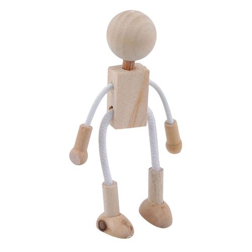 Robot De Transformation En Bois, Blocs D'Assemblage, Peinture Faite À La Main Pour Enfants, Outils De Dessin, Jouets Éducatifs, Cadeaux Pour Enfants