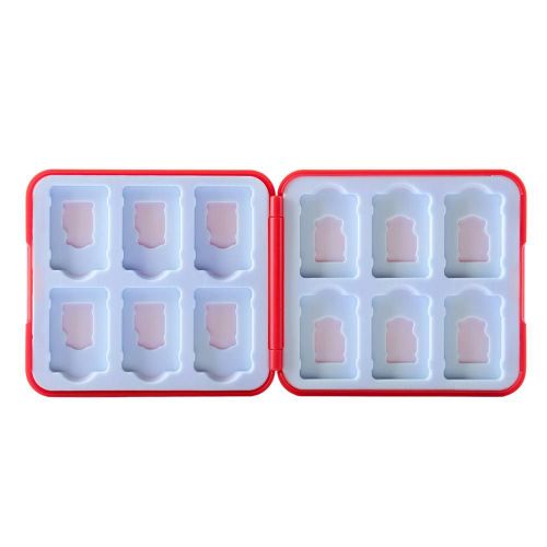 Étui Pour Cartes De Jeu 12 Emplacements Pour Nintendo Switch, Coque Antichoc Pour Cartouche, Boîte De Rangement De Transport Pour Ns Switch/Lite Cartes Sd/Tf