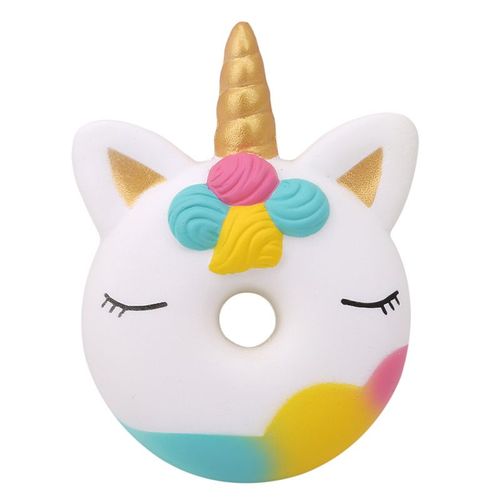 Licorne À Gros Donuts Rose, Jouets À Presser, Anti-Stress, Pour Enfants