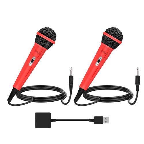 Microphone Gaming Filaire Pg-Sw089, 1 Paire, Pour Nintendo Switch, Avec Adaptateur 3.5mm, Pour Ps5, Ps4, Xbox One, Pc