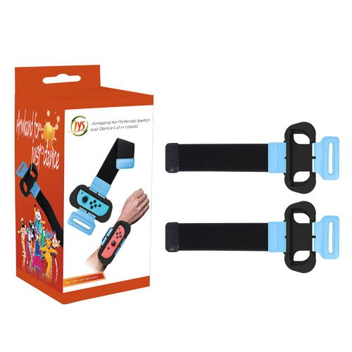 2 Bracelets Réglables Pour Nintendo Switch, Pour Joy-Con Just Dance 2019, Sangles Respirantes Pour Mains