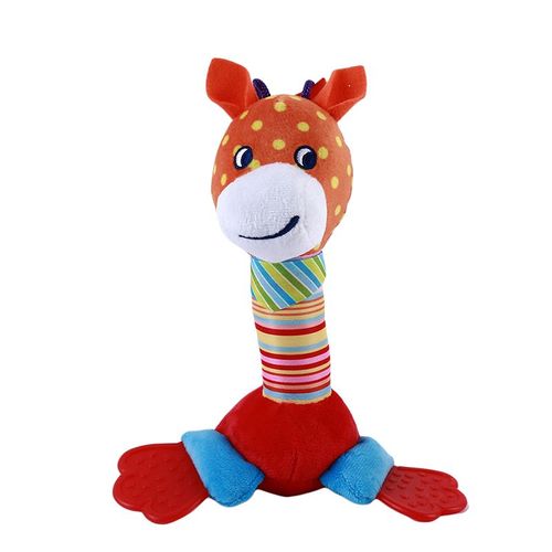 Hochet En Peluche Pour Bébé, Jouet Doux, Animal De Dessin Animé, Bâton À Main, Poussettes Pour Poupées, Jouets Pour Bébé