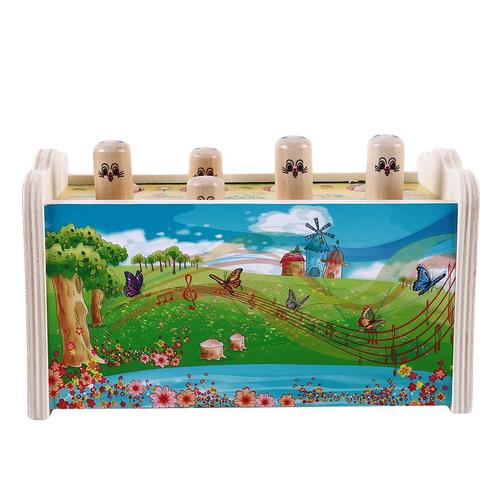 Hamster En Bois Pour Enfants, Nouvelle Table De Jeu Créative, Thème Animal, Piano, Jouet Musical, Puzzle, Jouets Pour Enfants