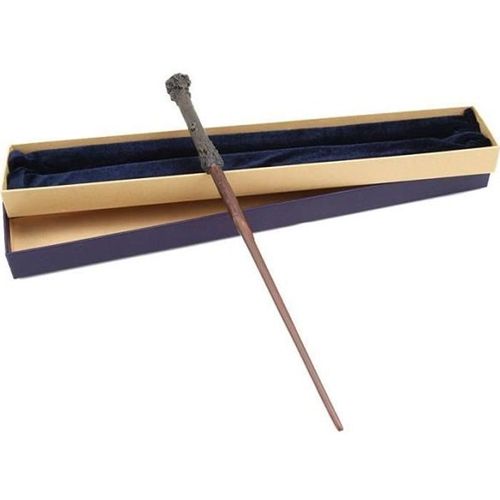 Baguette Wand Harry Potter - Métal/Résine - Boite Velours - Carte Hogwarts