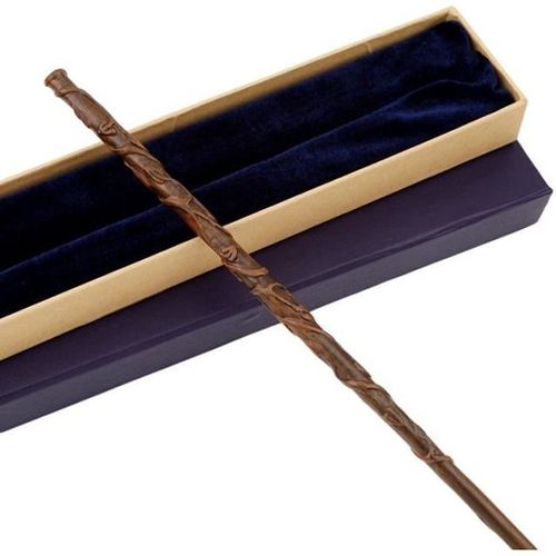 Baguette Hermione Harry Potter En Métal Et Résine Avec Boite Et Carte Hogwarts - Neuve