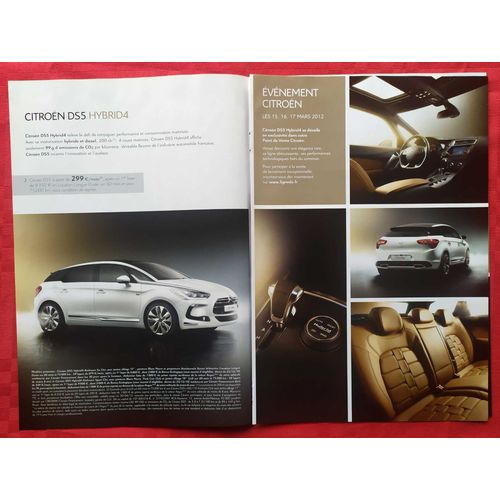 Publicité Papier- Voitures Citroën Ds, Collection 2012