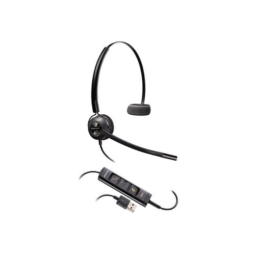 Poly EncorePro HW545 - Micro-casque - sur-oreille - convertible - filaire - USB