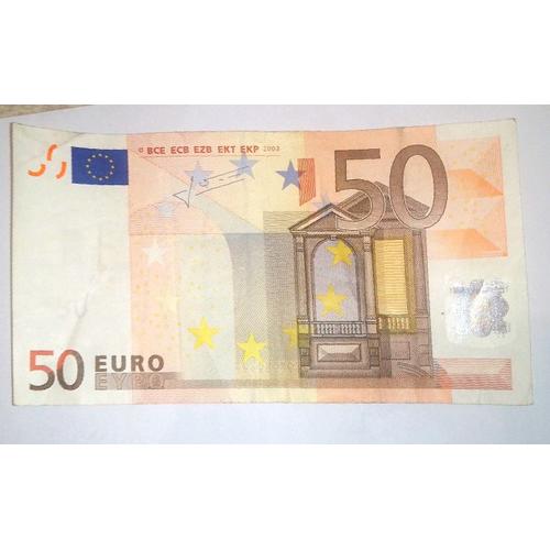 Billet Série V 2002 De 50€