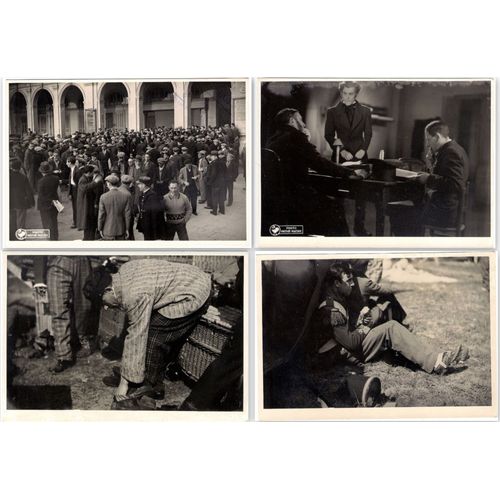 Les Misérables * Film Pathé-Natan 1933 Raymond Bernard Avec Harry Baur ; Florelle ; Charles Vanel - 4 Superbes Photos Originales Argentiques De Tournage De Cinéma 12x17 Cm - Roman De Victor Hugo