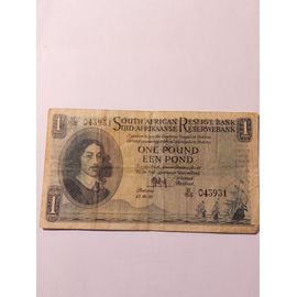 Billet De On Pond De South African Resserve Bank