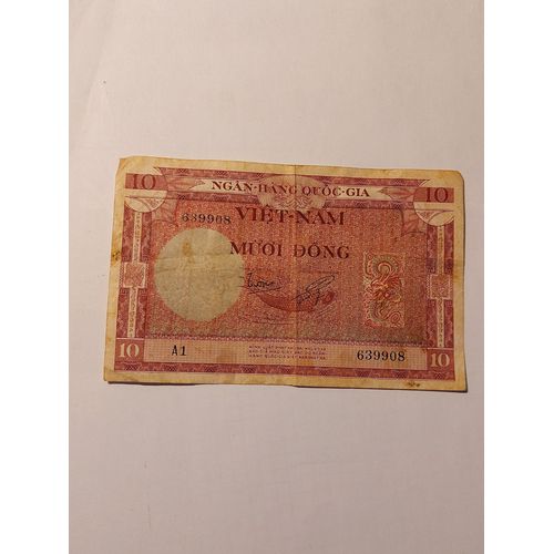 Billet Vietnamien De 10 Muoi Dong