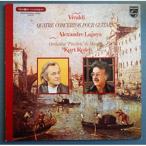 Alexandre Lagoya Kurt Redel Vivaldi Quatre Concertos Pour Guitare Lp 33t