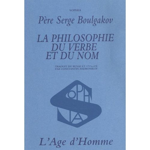 La Philosophie Du Verbe Et Du Nom