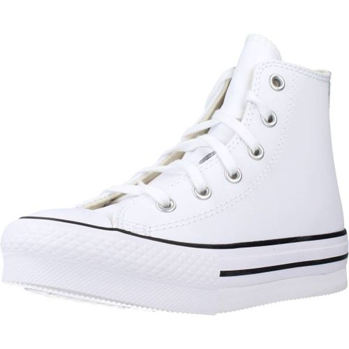 Converse Chuck Taylor All Star Lift Platform Leather Colour Blanc