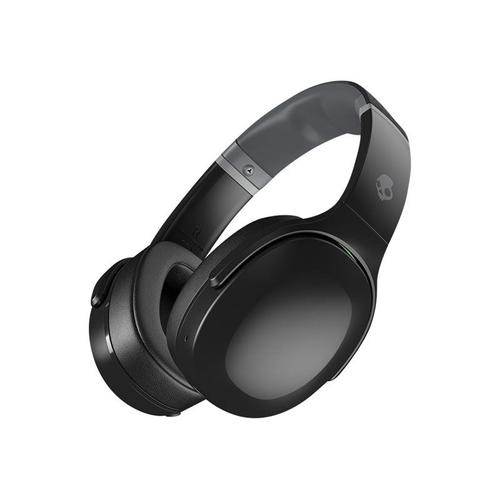 Skullcandy Crusher Evo - Écouteurs avec micro - circum-aural - Bluetooth - sans fil - noir brut