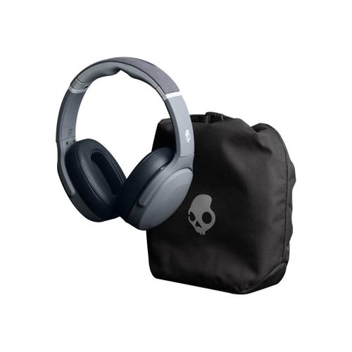 Skullcandy Crusher Evo - Écouteurs avec micro - circum-aural - Bluetooth - sans fil - gris