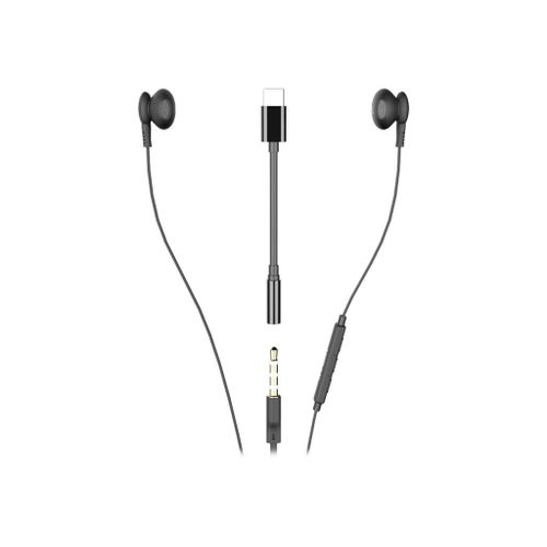 Ryght SALTO - Écouteurs avec micro - intra-auriculaire - filaire - jack 3,5mm - noir
